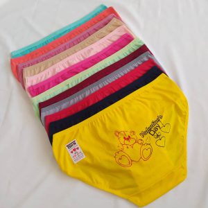 شورت نخی زنانه پشت چاپ طرح خرس ولنتاین