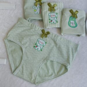 شورت کش پهن عروسکی طرح سبز