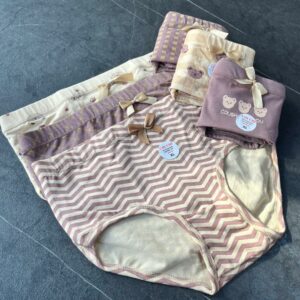 شورت کش پهن عروسکی طرح خرس تدی تم کرم قهو ای