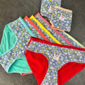 شورت نخی جلو چاپ طرح گلدار